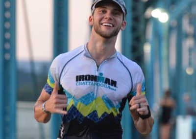 A Triathlete Leaves Cancer in His Tracks
