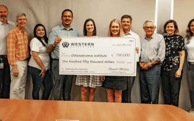 Western Extrusions Pledges $450,000 to the Osteosarcoma Institute