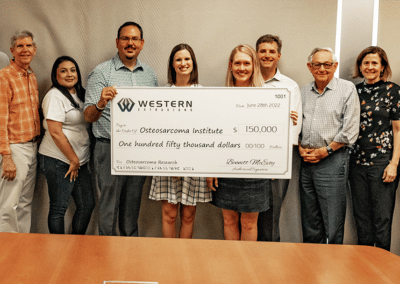 Western Extrusions Pledges $450,000 to the Osteosarcoma Institute