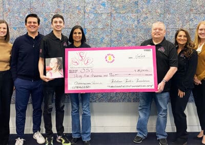 Fabulous Faith’s Foundation Contributes $35,000 to the Osteosarcoma Institute for Breakthrough Research